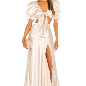 Dalya Skirt and Candy top in Cream